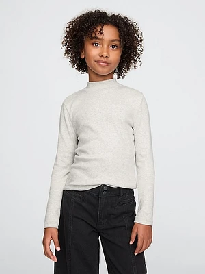 Kids Rib Mockneck T-Shirt