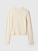 Kids Rib Mockneck T-Shirt