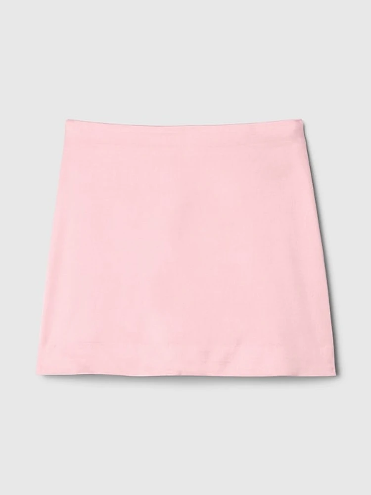 Satin Mini Skirt