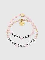 Little Words Project Love You More Family Bracelet Set