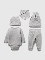 Baby 100% Organic Cotton 5-Piece Gift Set