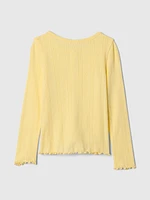 babyGap Pointelle Henley Shirt