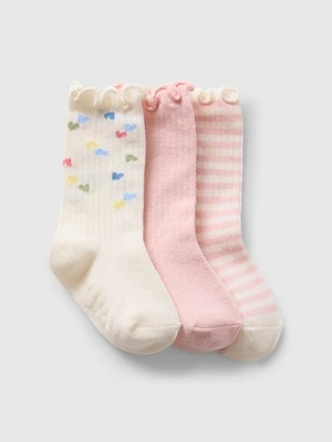 Baby First Favorites Crew Socks (-Pack