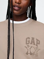 Gap × Disney Oversized Logo Sweatshirt