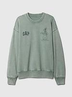 Gap × Disney Oversized Logo Sweatshirt