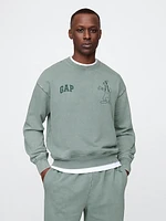 Gap × Disney Oversized Logo Sweatshirt