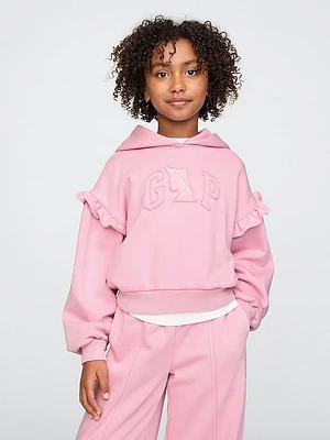 Kids Wicked Vintage Soft Ruffle Hoodie