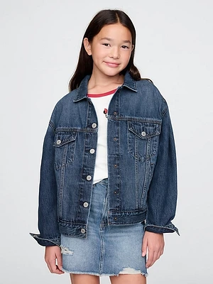 Gap × Disney Kids Minnie Mouse Icon Denim Jacket