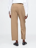 365 High Rise Brushed Twill Pleated Taper Trousers