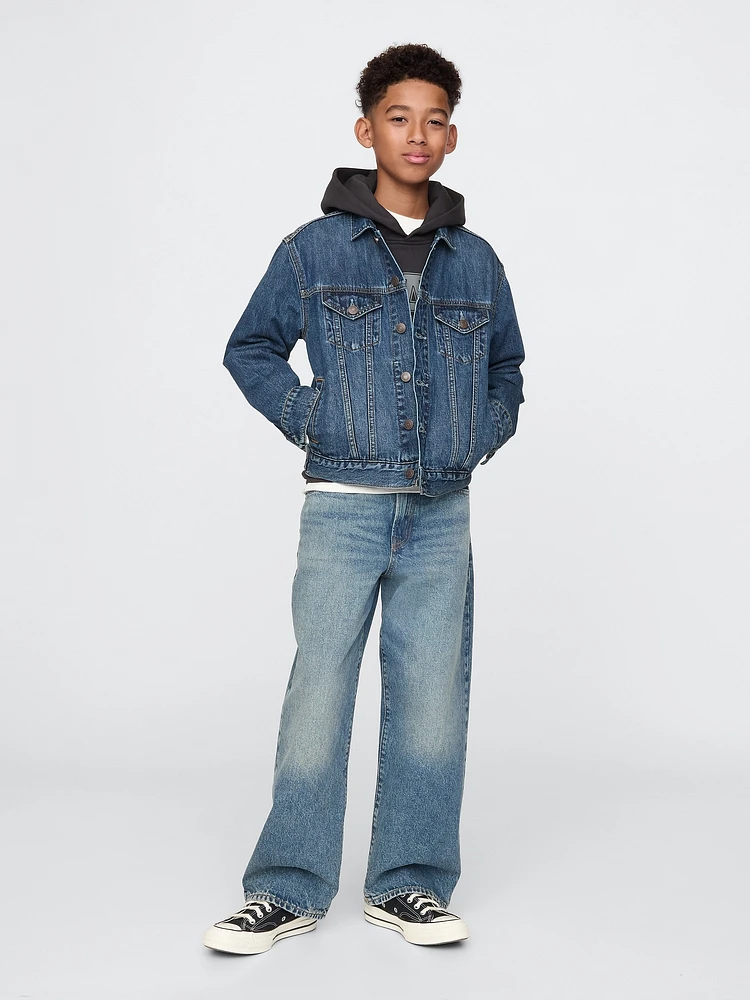 Gap × Disney Kids Mickey Mouse Denim Icon Jacket