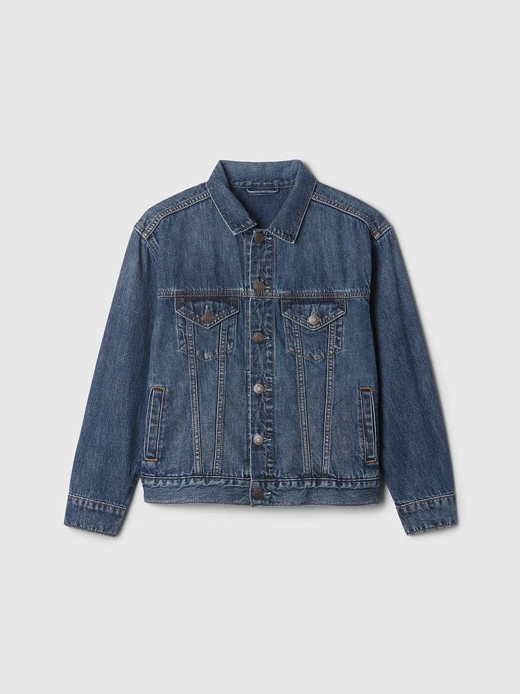 Gap × Disney Kids Mickey Mouse Denim Icon Jacket