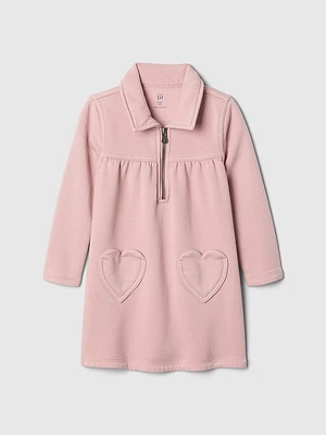 Baby & Toddler  Vintage Soft Half-Zip Dress