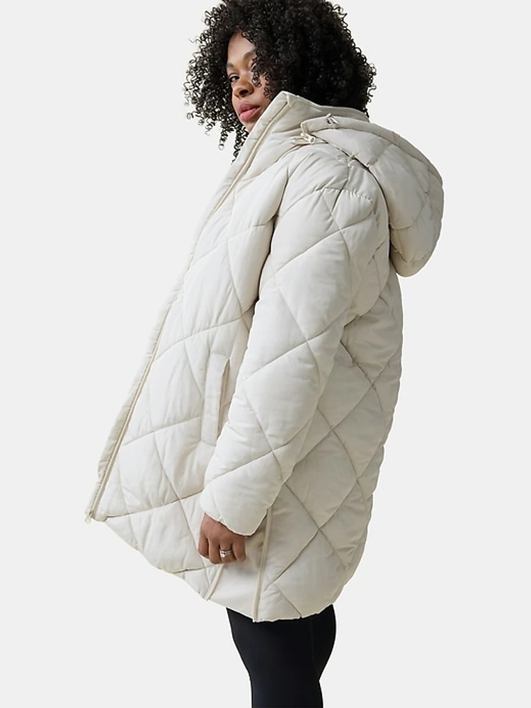 Ingrid and Isabel Maternity Longline Puffer Jacket