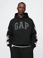 Gap × Disney Oversized Logo Hoodie