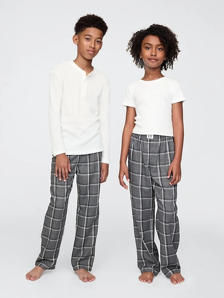 Kids Recycled Flannel PJ Pants