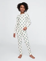 Kids Organic Cotton Henley PJ Set