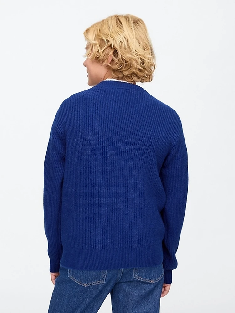 CashSoft Rib Crewneck Sweater