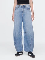 High Rise Horseshoe Jeans