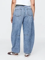 High Rise Horseshoe Jeans