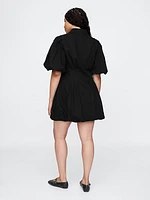 Bubble Mini Shirtdress