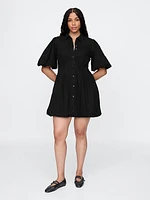 Bubble Mini Shirtdress