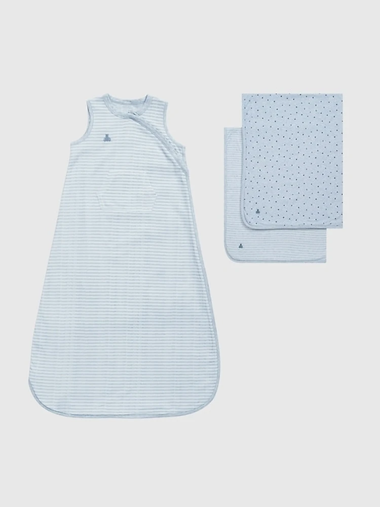 babyGap 3 Piece Blanket and Sleep Sack Bundle