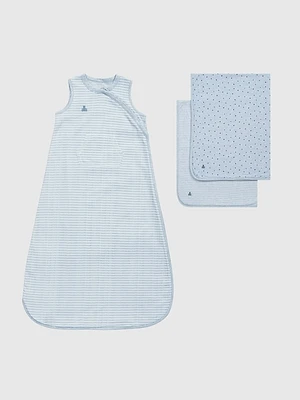 babyGap 3 Piece Blanket and Sleep Sack Bundle