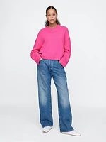 CashSoft Oversized V-Neck Sweater