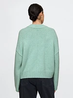 CashSoft Oversized V-Neck Sweater