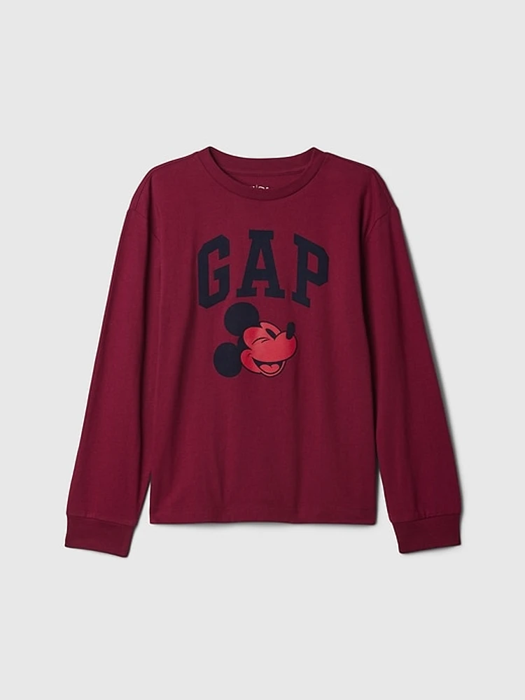 Gap × Disney Kids Mickey Mouse Distressed Graphic T-Shirt