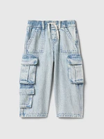 Baby & Toddler UltraSoft Pull-On Baggy Wide-Leg Jeans