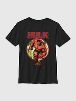 Kids Marvel Red Hulk Rulking Atcha Graphic T-Shirt