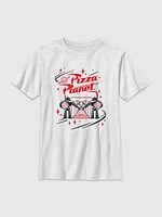 Kids Story Pizza Planet Entrance Graphic T-Shirt