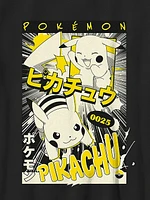 Kids Pokemon Pikachu Manga Graphic T-Shirt