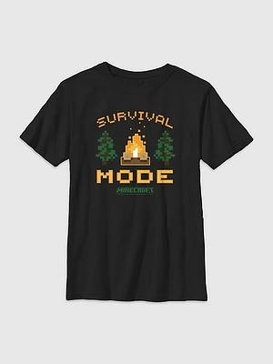 Kids Minecraft Survival Mode Graphic T-Shirt