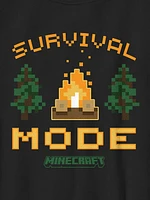 Kids Minecraft Survival Mode Graphic T-Shirt