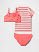 Kids Rash Guard Swim Three-Piece