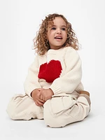 Baby & Toddler Chunky Heart Sweater