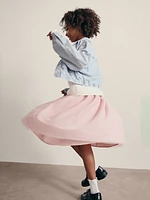 Kids Tulle Midi Skirt