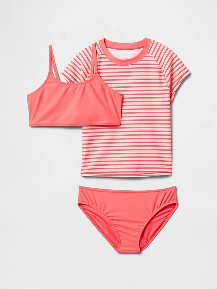 Kids Rash Guard Swim Three-Piece