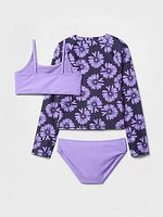 Kids Rash Guard Swim Three-Piece