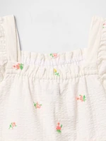 Baby & Toddler Flutter-Sleeve Seersucker Dress