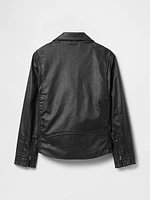 Coated Denim Moto Jacket Designed by Zac Posen