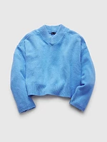 CashSoft Oversized V-Neck Sweater