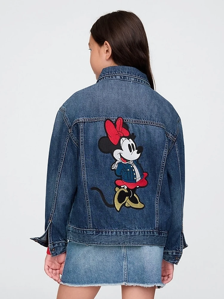 Gap × Disney Kids Minnie Mouse Icon Denim Jacket