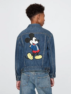 Gap × Disney Kids Mickey Mouse Denim Icon Jacket