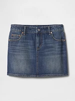 Denim Mini Skirt