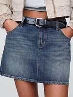 Denim Mini Skirt