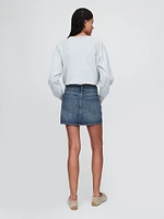 Denim Mini Skirt