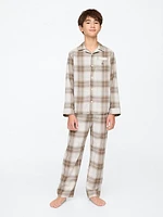 Kids Recycled Flannel PJ Set